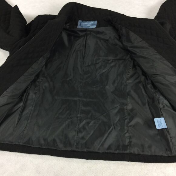 Classic Elements Quilted Coat Size Extra Large Womens Black Windbreaker Jacket - Picture 3 of 7